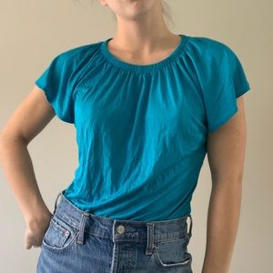 Y2k Banana Republic Silk Flutter Tee 🐬